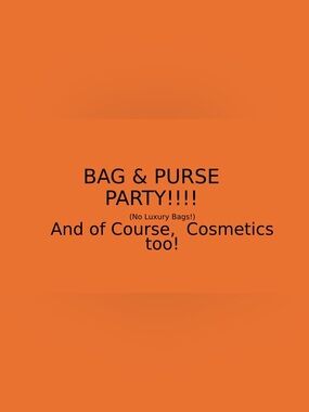 Orange Party Signage - Home Party Supplies